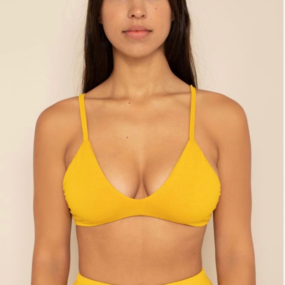 Hara the Label Stella Low-Cut Bra in Honey